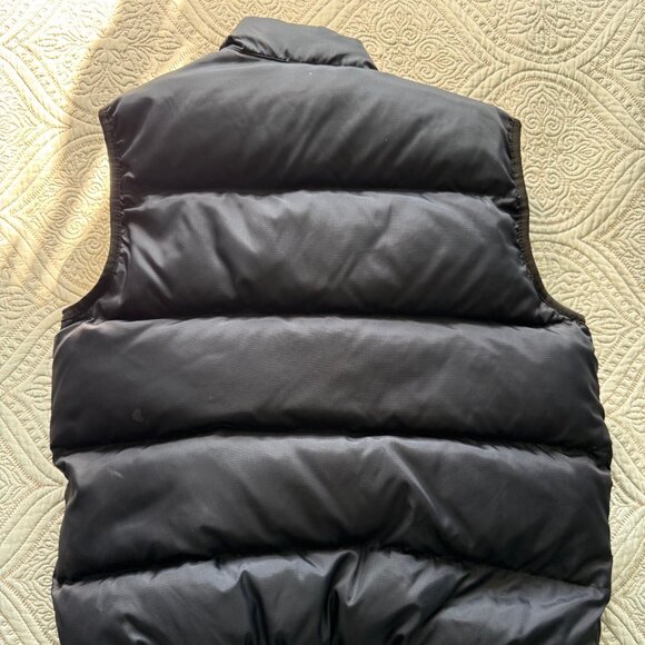 Boy's Navy Blue and Yellow Down Filled Vest Size 14 - Picture 2 of 6
